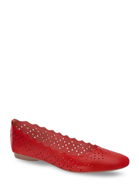 Zapatos shoes de Flats para Mujer en color rojo | FASHIOLA.mx