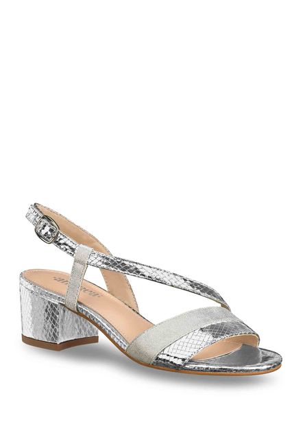 Sling Back Mujer - Zapatos - Sandalias Plata – Andrea US
