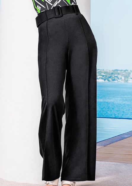 Alto Mujer - Ropa - Pantalones Tiro alto Vestir – Andrea US