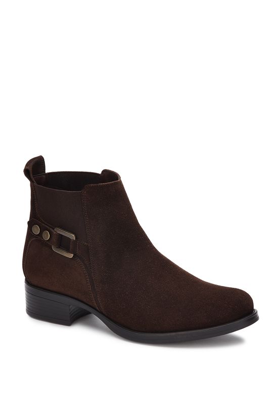 DARK BROWN ANKLE BOOT 2975283 -  5.5