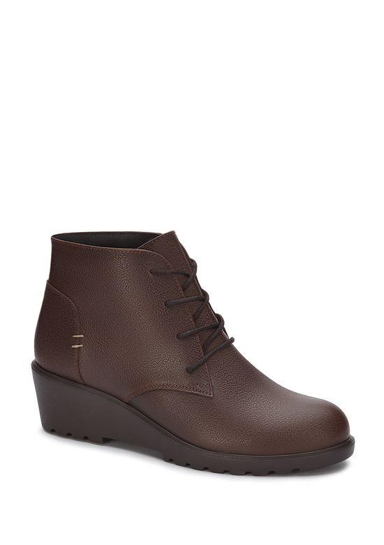DARK BROWN ANKLE BOOT 2974088 -  7