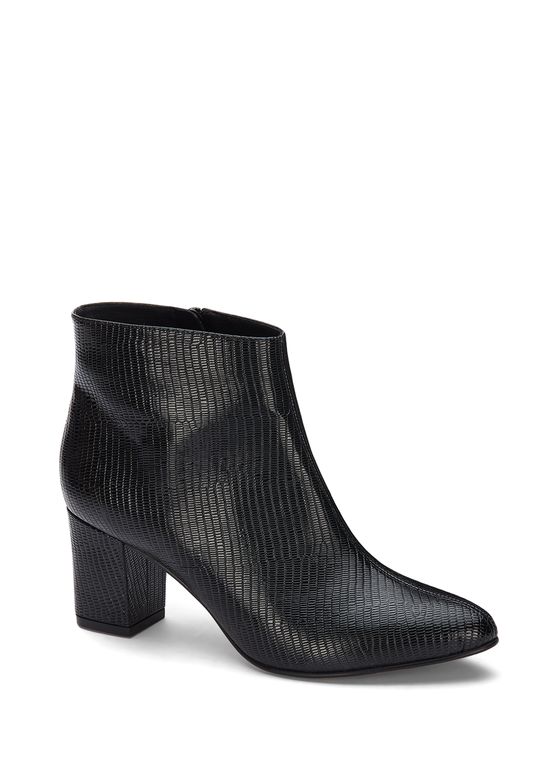 BLACK PATENT ANKLE BOOT 2988948 -  5