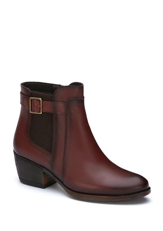 BURGUNDY ANKLE BOOT 2952406 -  5