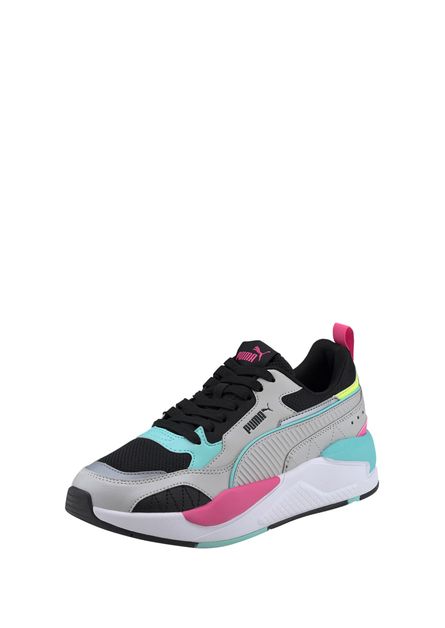 tenis puma grises para mujer