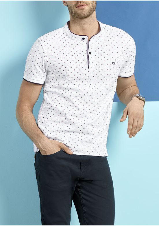 WHITE POLO T-SHIRT 3021187 - XLG