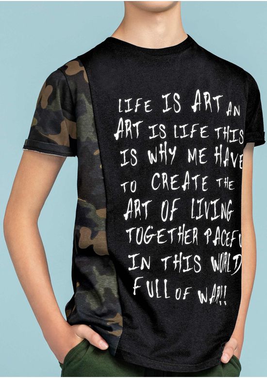 BLACK T-SHIRT 3071625 - 14Y