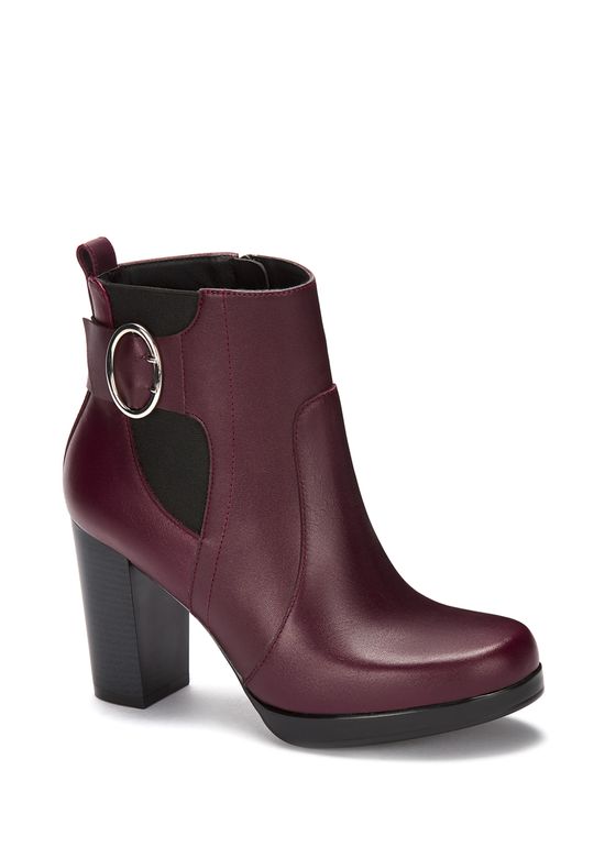 BURGUNDY ANKLE BOOT 3093849 -  5