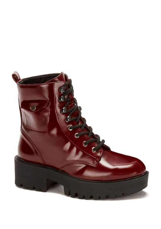 BURGUNDY ANKLE BOOT 3126561 -  5.5
