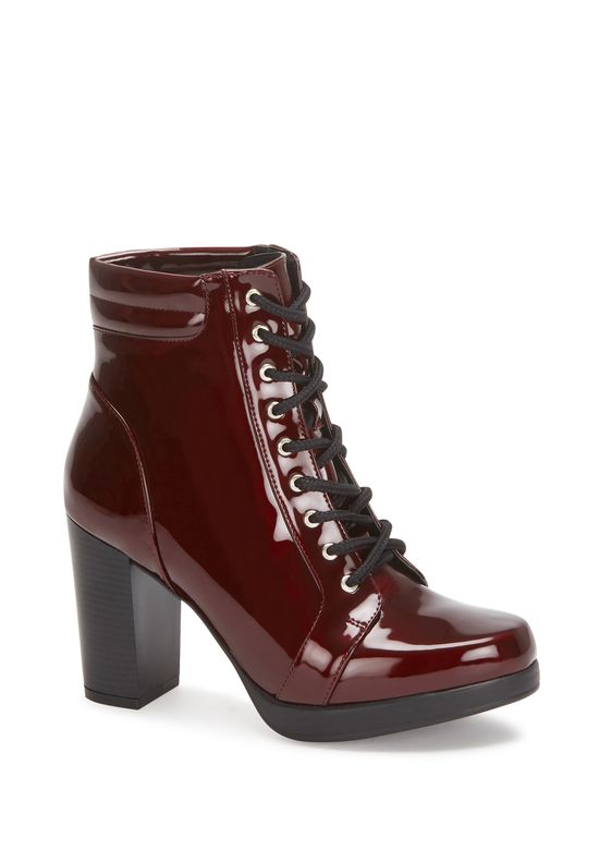 BURGUNDY ANKLE BOOT 3159309 -  6.5