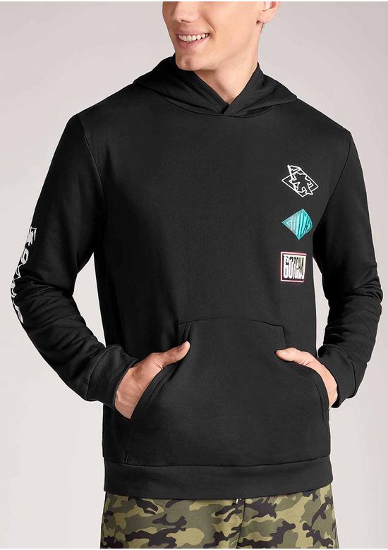 SUDADERA NEGRO 3201343 - EECH