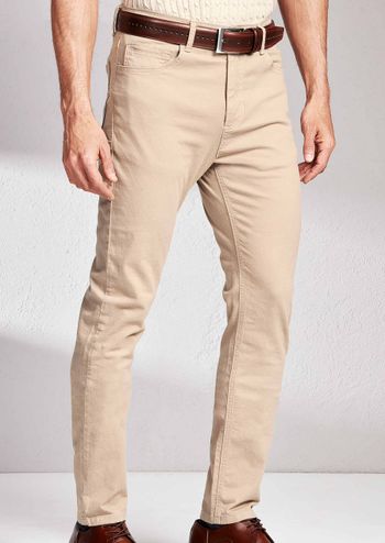  Pantalones Casuales Para Hombre - Beige / Pantalones