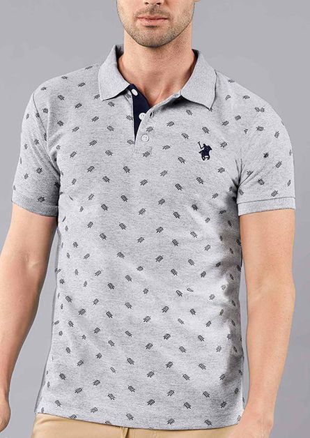Polo Hombre Solid Gray - Gris – Beats & Vibes®