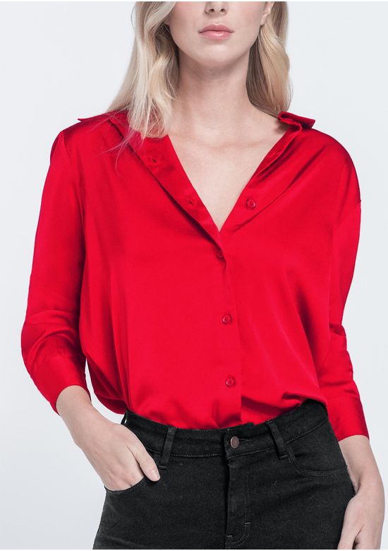 RED BLOUSE 3156728 - LRG