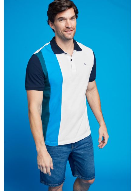 Playera polo blanca online hombre