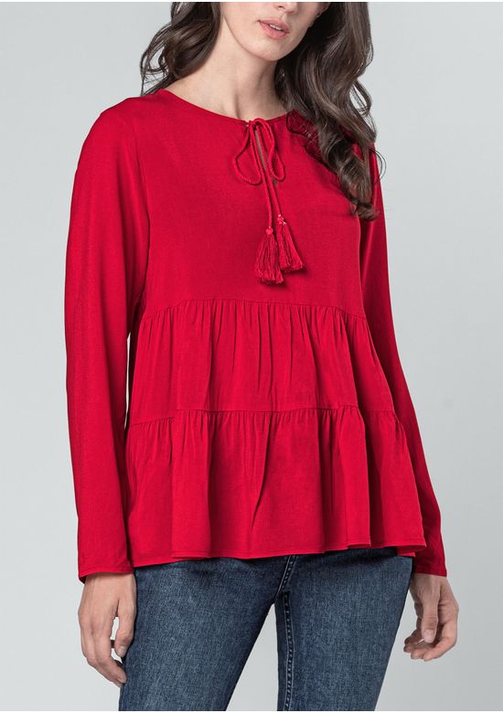 RED BLOUSE 3283509 - SMA