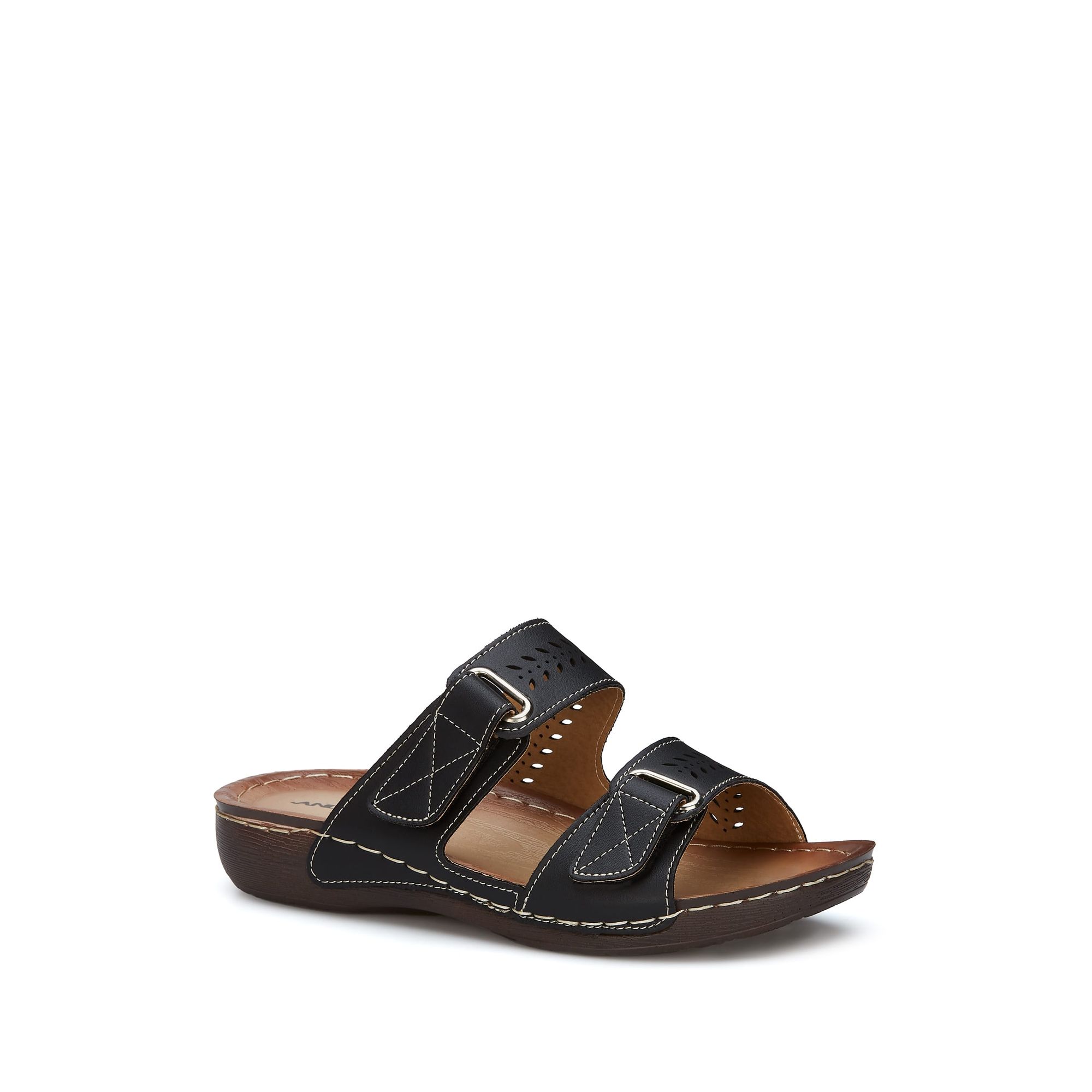 Guays sandalia con fantásticos detalles en negro/plata-talla 38-m2969-936500 