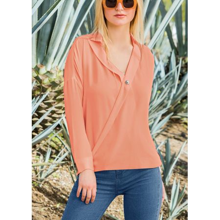 Escote Blusa Andrea Naranja 1406139 V fg76yYbIv