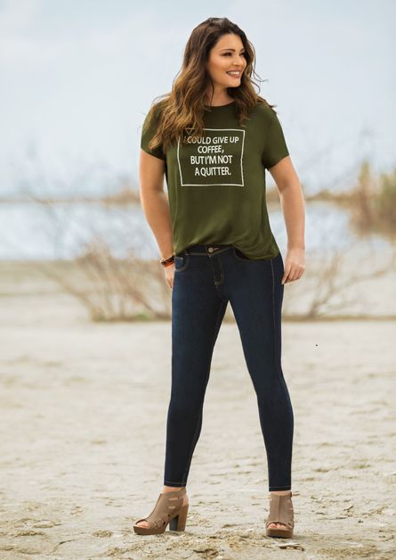 playeras verde militar mujer