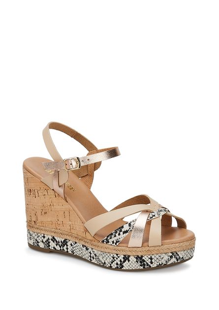 flats animal print andrea